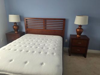 Bedroom set with new mattress