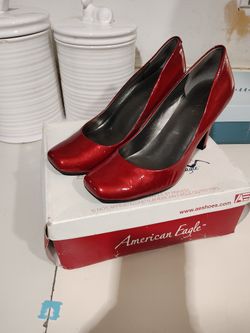 Woman's Me Too Red 👠 High Heels