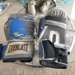 Boxing Old School Gloves From The 1960