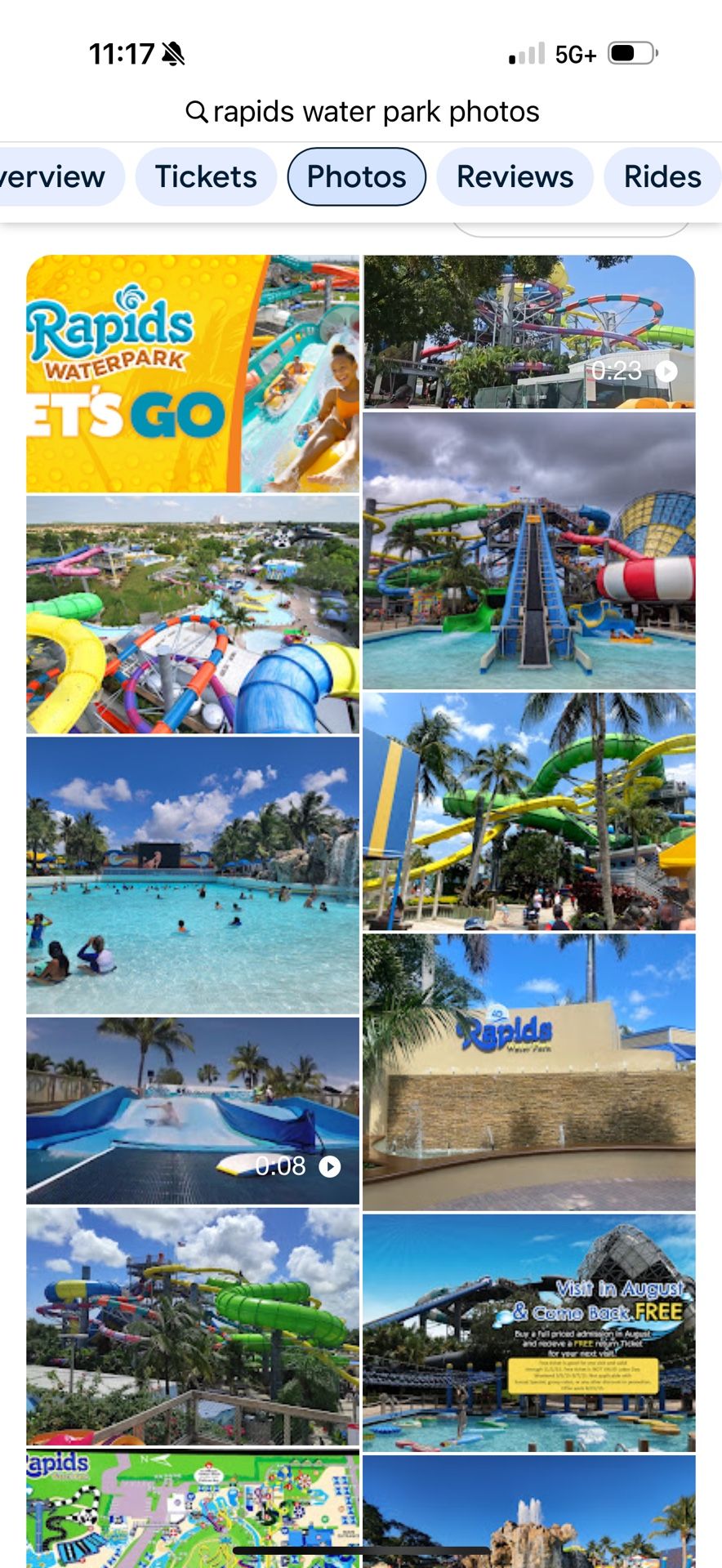 4 Rapid Water Tickets
