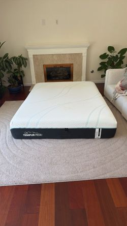 Free Tempurpedic queen bed: mattress and frame
