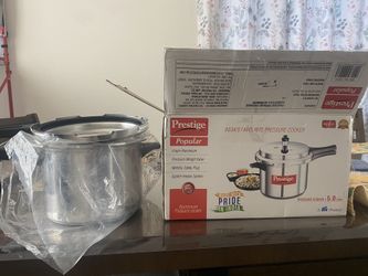 Prestige Popular Pressure Cooker, 5 L, Silver