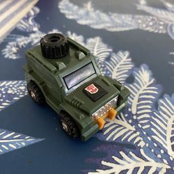 TRANSFORMERS G1 BRAWN MINICON VINTAGE 80s 1984 JEEP PRE RUB