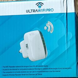 Ultra Wifi Pro Booster Repeater Range Extender 300Mps