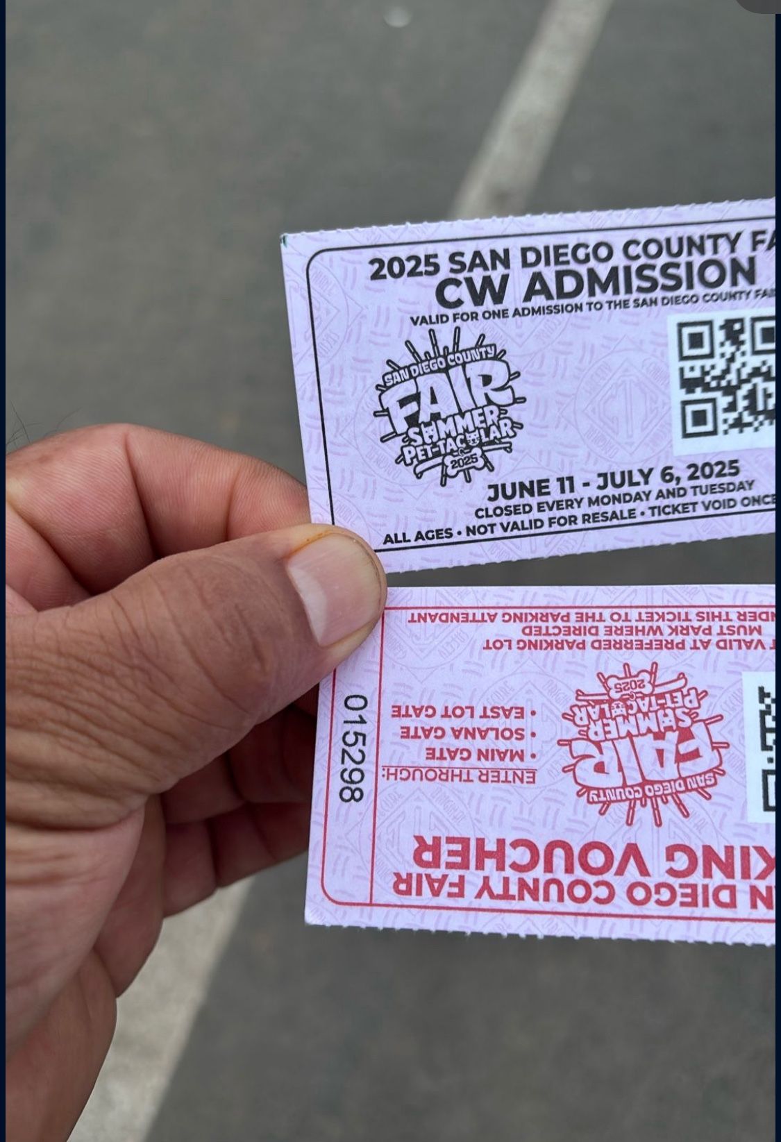 Del Mar Fair Parking And Admission Tickets