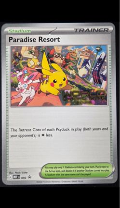 Pokémon Paradise Resort Trainer English San Francisco Competitor Promo  Card