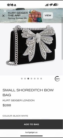 Kurt Geiger bow bag