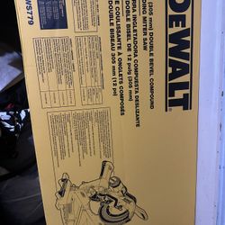 Dewalt 15amp Corded 12in Double Bevel Sliding Compound Miter Saw