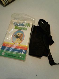 Quick dog muzzle