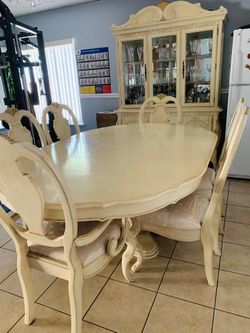 China Cabinet and Dining Set