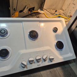 Excelent White Cooktop