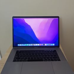 2016 15in MacBook Pro A1707 With touchbar
