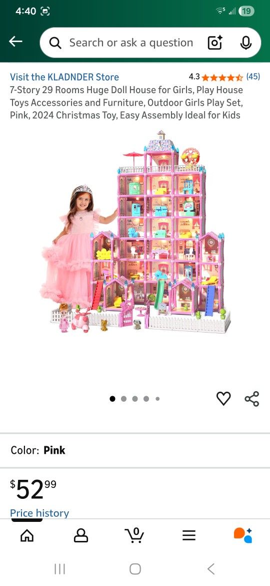 Dollhouse Great For Christmas Gift New In Box Pick Up In Pomona $40