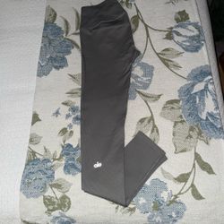 Alo Grey Leggings Woman Size Small