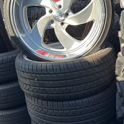 WHEELS US MAGS 24” STAGGERED CHEVY OBS C10