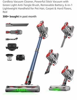 Cordless Stick Vacuum Cleaner 6-in-1 with Attachments