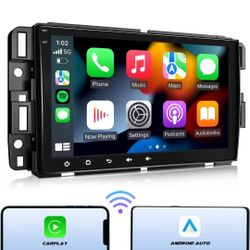 Radio de coche para Chevrolet Chevy Silverado GMC Buick, 8 pulgadas Android 11 pantalla táctil estéreo,