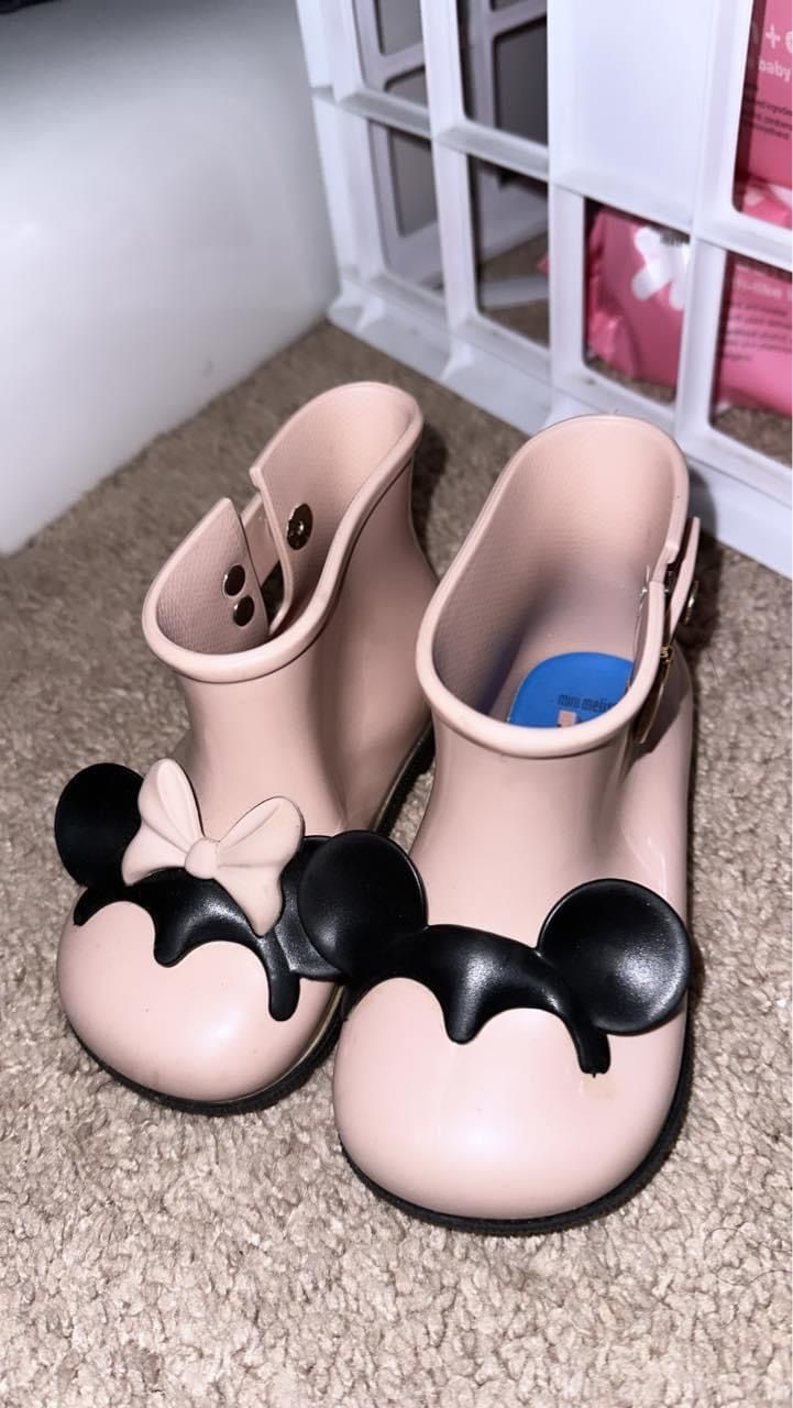 Minnie & Mickey Mouse Rain Boots