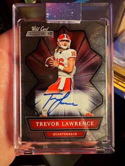 Trevor Lawrence Autographed Rookie Card