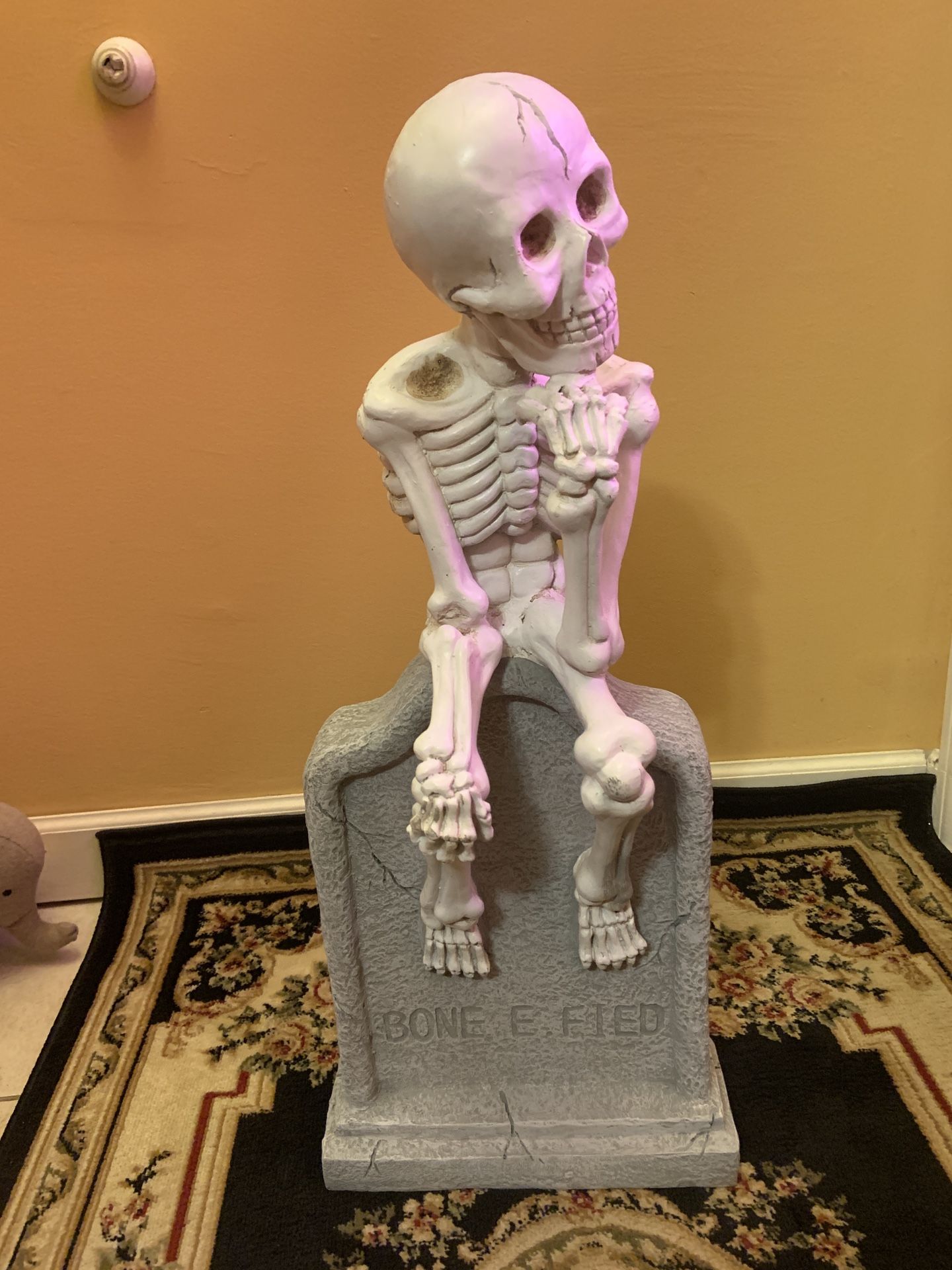 Tombstone With Skeleton