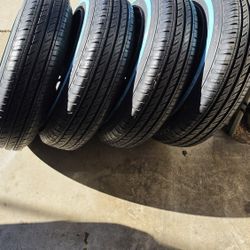 155 R15 White Walls 5x5 Lug C10 Caprice Blazer 5x7 Air Ride