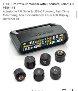 TPMS Tire Pressure Monitor with 6 Sensors