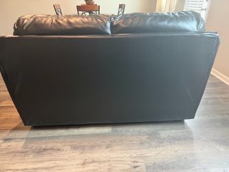 Black Leather Sofa Couch