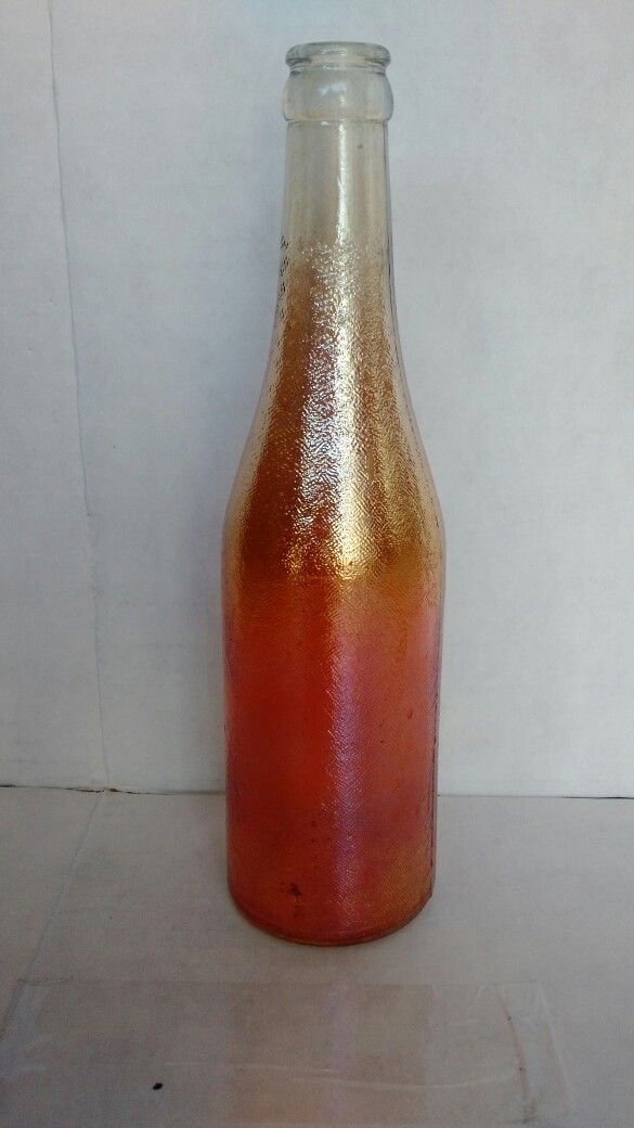 Carnival glass Canada Dry Bottle