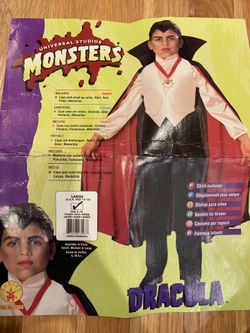 Dracula costume child size 12-14