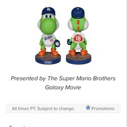 LA Dodgers Vs Cleveland 2x Tix (Yoshi Bobblehead)