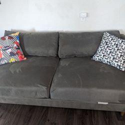 Microfiber Deep Seat Couch