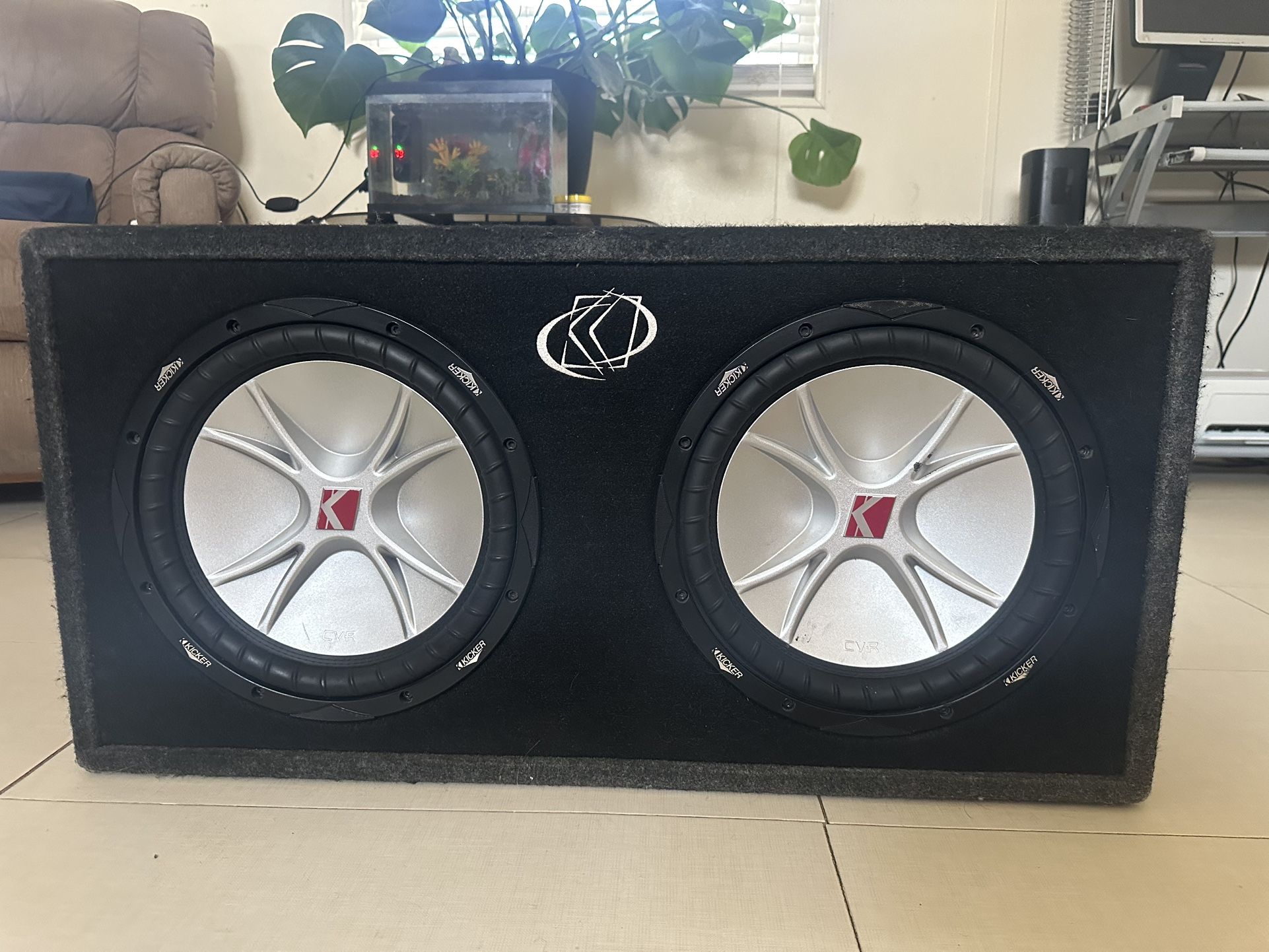 Kicker Dual 12 Inch Subwoofer Box