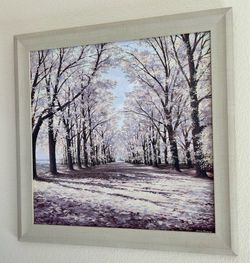 Winter Cathedral By Bruce  Nawrocke - Framed Canvas Wall Art