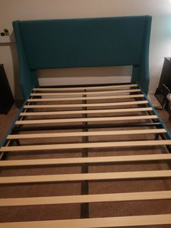 Teal Queen Bed Frame