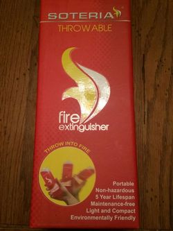 Soteria throwable fire extinguisher