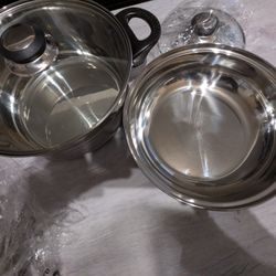 New Stainless Steel Cookware Set (7 piece)
