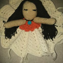 Moana crocheted security blanket