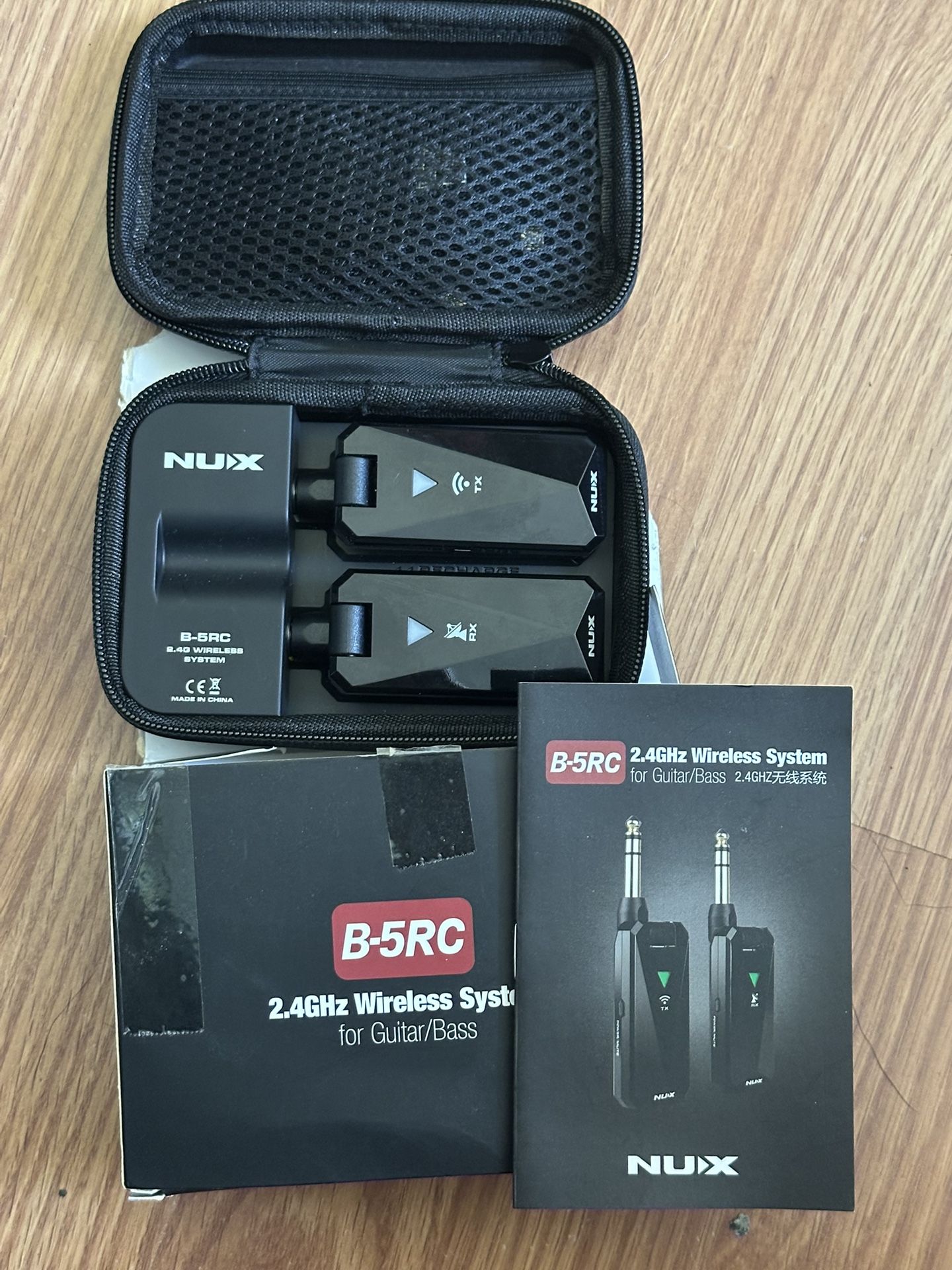 NUX B-5RC 2.4Ghz Wireless Electric Guitar & Bass System