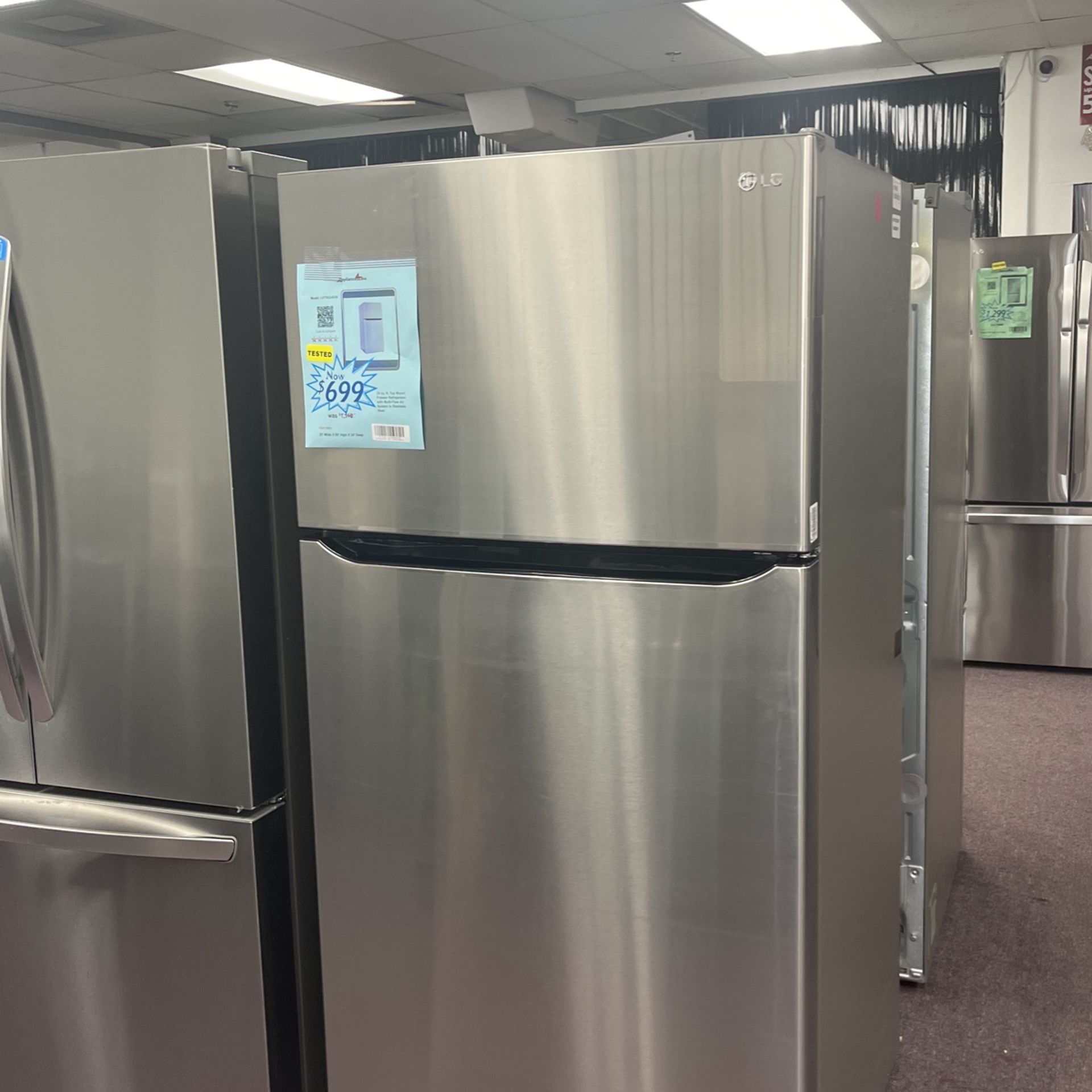 Refrigerator Tap And Bottom 33” Inches New Open Box And 1 Year Warranty