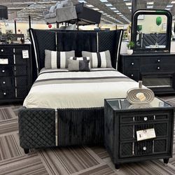 New 4pc Bedroom Set In Box Buy Now Pay Later $39 Down No Credit Needed