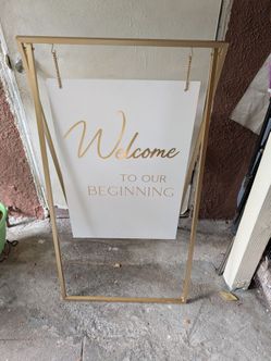 Wedding sign