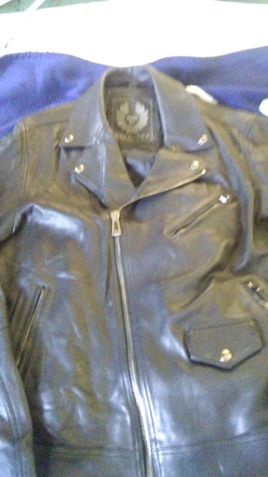 Belstaff Leather Motorcycle Jacket