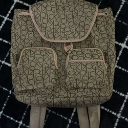 Calvin Klein Tan Backpack