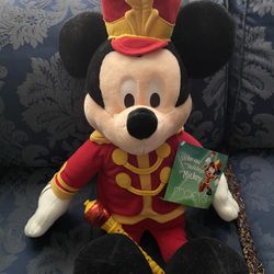 Macy’s Limited Edition Mickey Mouse Marching Band Plush With Recorder