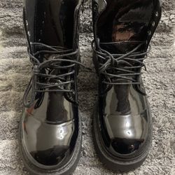 Patent Leather Boots!