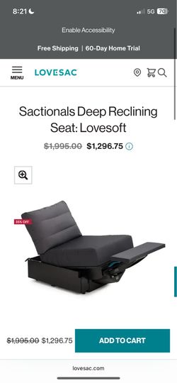 Lovesac deep recliner inserts only