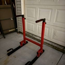 Dip bar with push up station