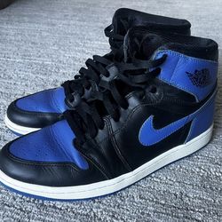 Nike Air Jordan 1 Retro Black Royal Blue (2013) Size 10.5