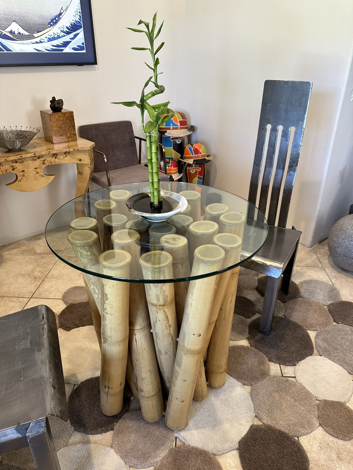 Vintage Bamboo Table