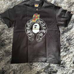Chrome and bape collab shirt 